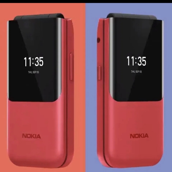 Brand New Nokia 2720 - 4GB - 2G Ocean Red (Unlocked) (DUAL SIM) - Picture 3 of 3